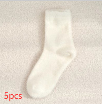 Mink Fur Socks For Women