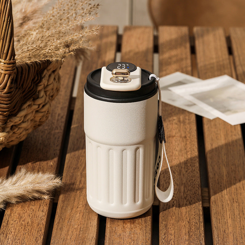 Smart Digital Insulated Coffee Mug Vacuum Flask 450ml