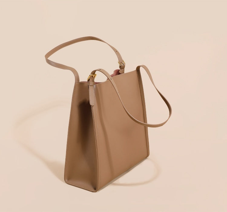 Genuine Leather Women's Bag Large Capacity Niche Commuter