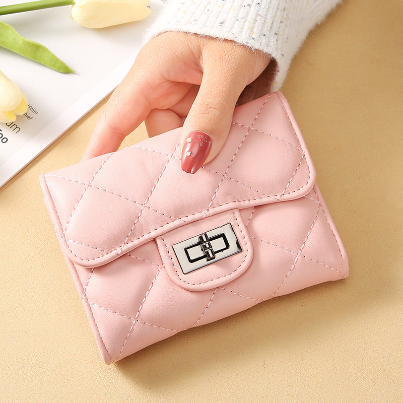 Classic Quilted Wallet Clutch