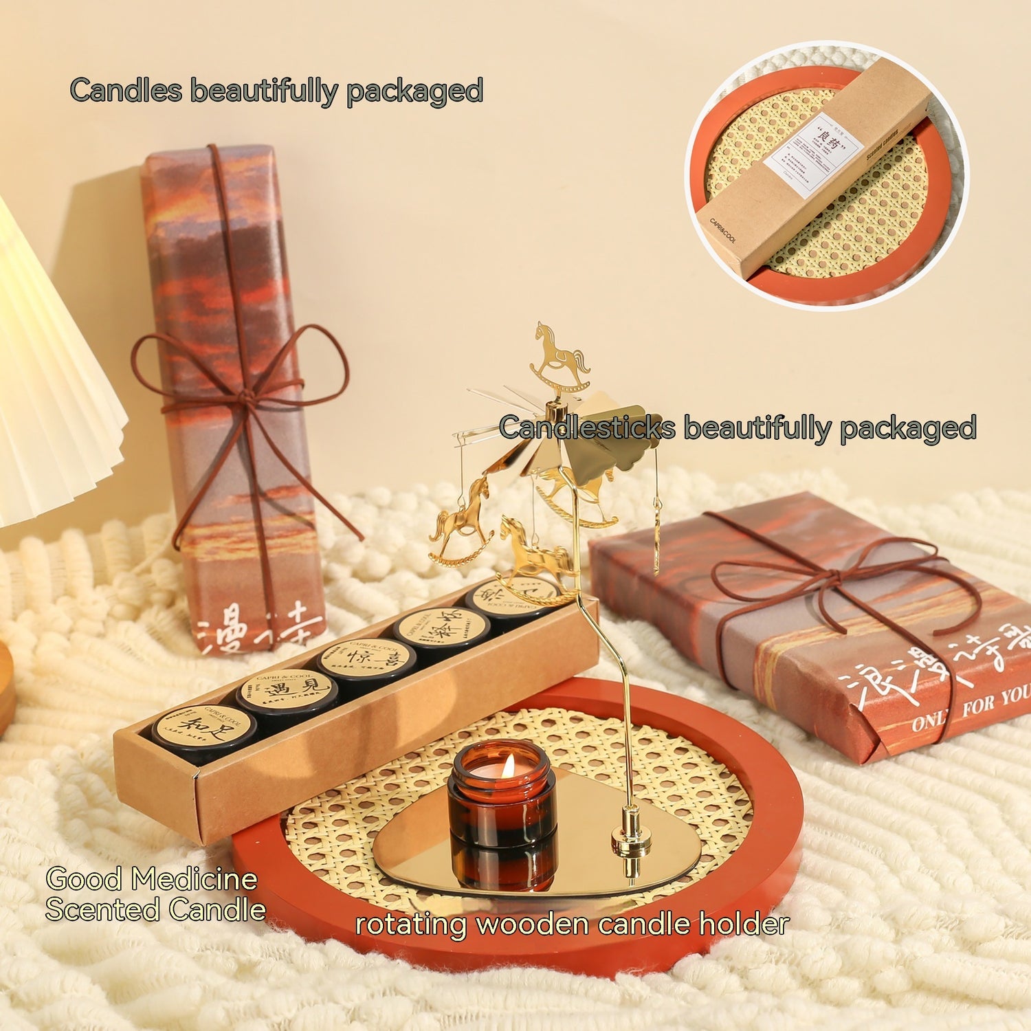 Girls Light Perfume Gift Atmosphere Aromatherapy Candle