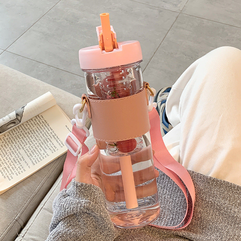 Tea Water Separation With Straw Large-capacity Water Cup