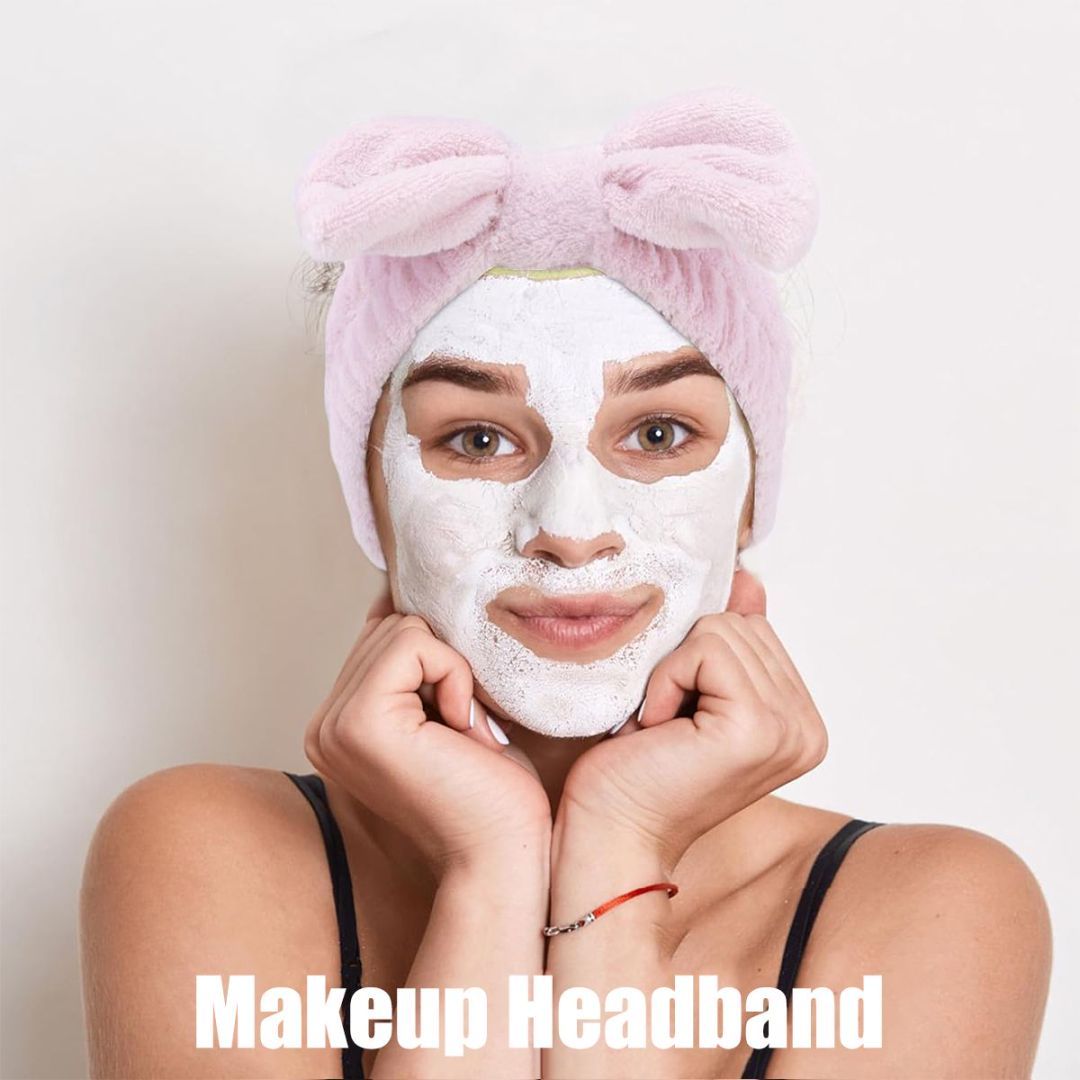 Head Clasp, Hair Dryer Hat Bracelet Headband Headband Seven-piece Grab Clip Purple