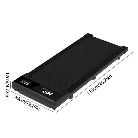 Flat Walker Indoor Treadmill in Black