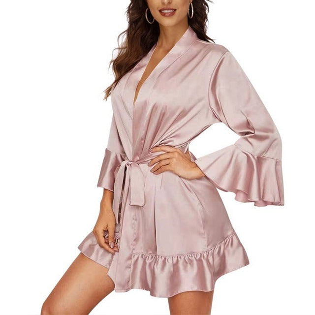 Ladies Robe Bride Bridesmaid Wedding Robe