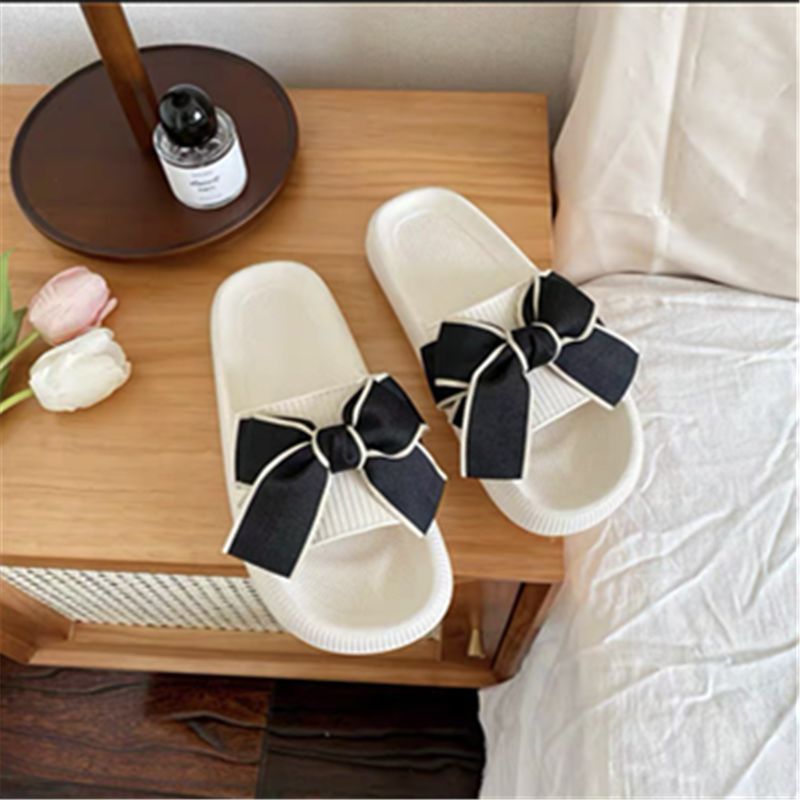 Non-slip Bow Detail Slipper