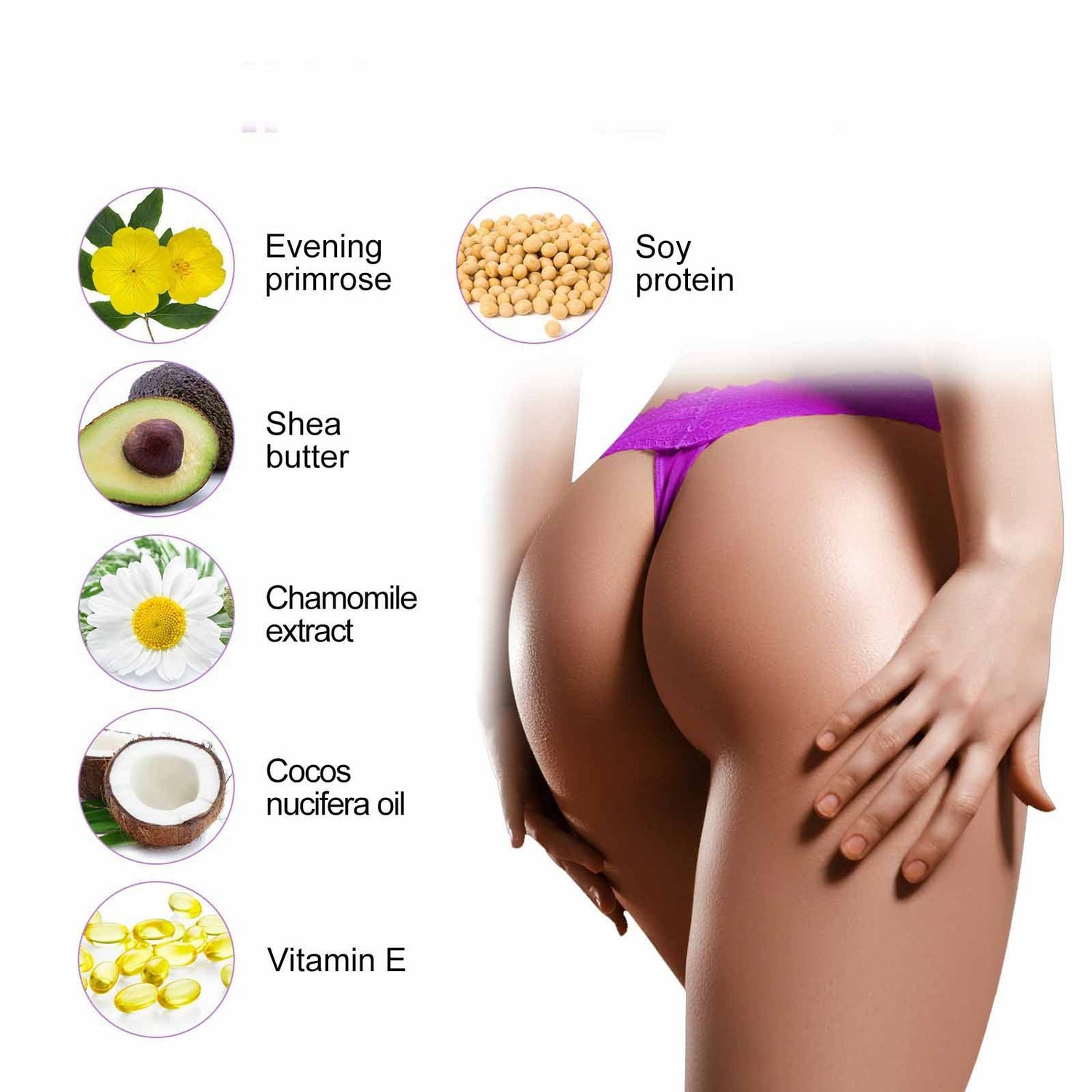 Butt Enhancer Elasticity Skin Firming and Lifting Cream Sexy Body Massage Care Creams