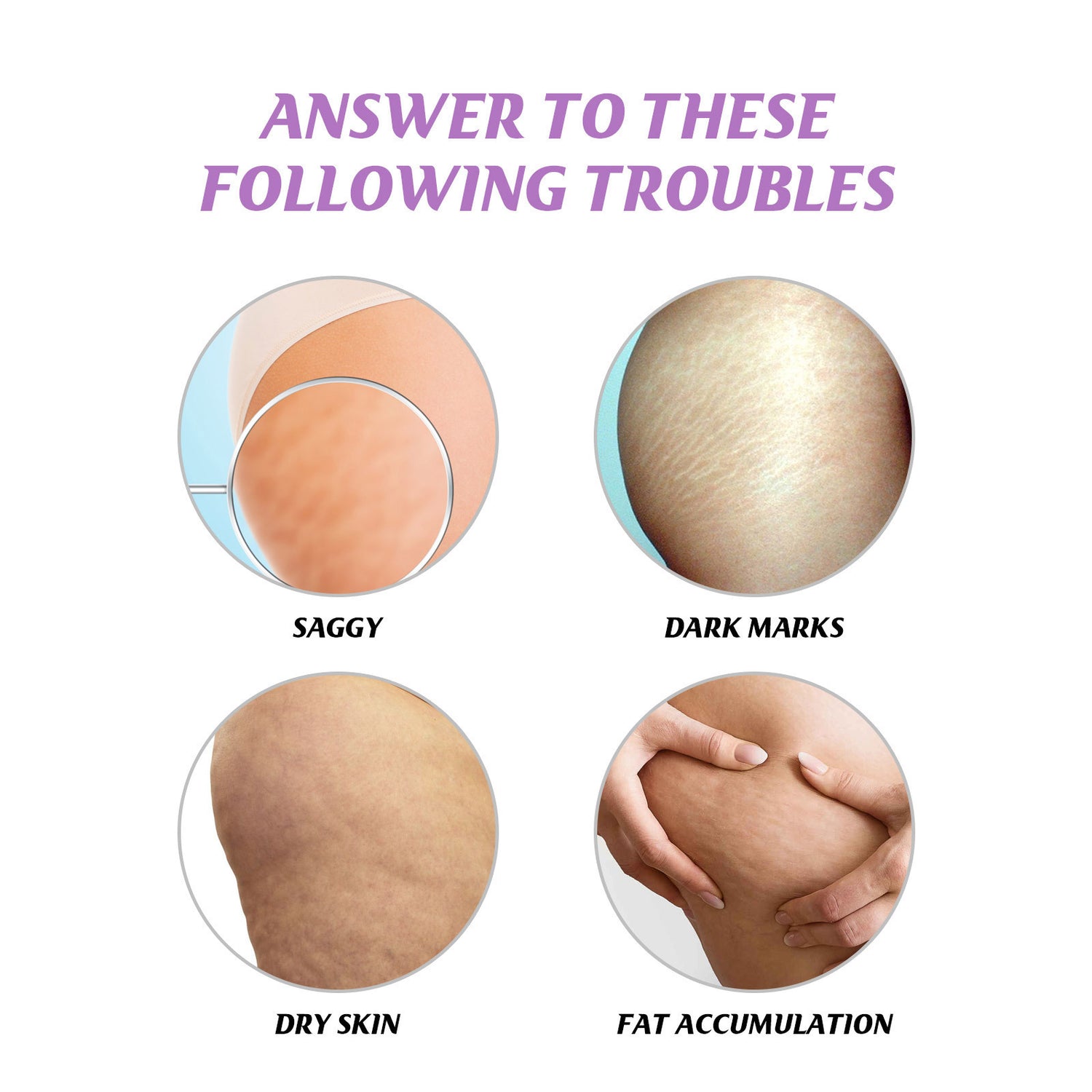 Curved Peach Buttocks Massage Cream