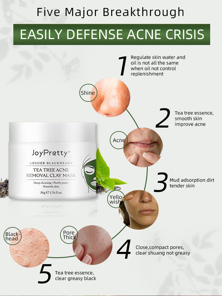 Tea Tree Mud Pore Cleaning Daub-type Mud Mask