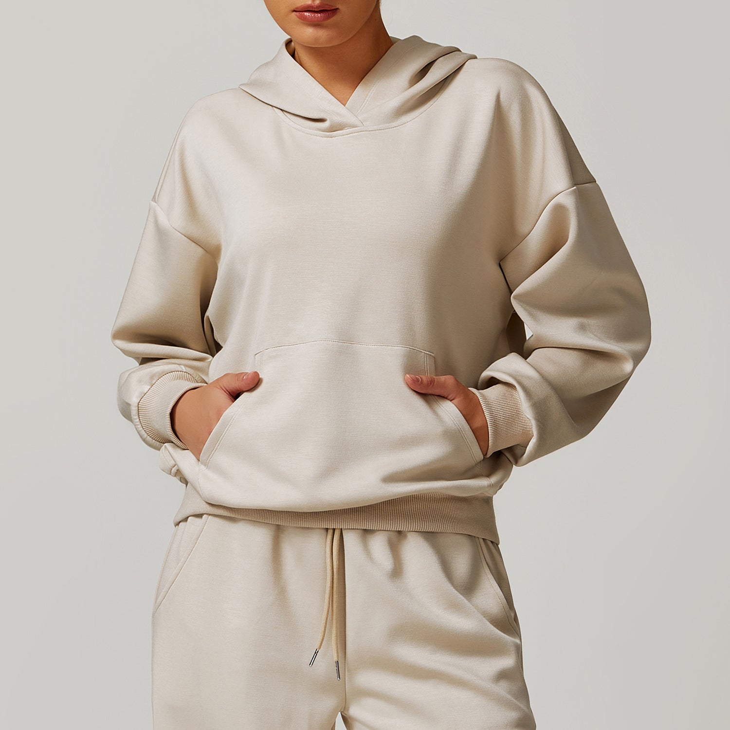Hooded Sweatshirt Long Sleeve Women's Break Easy Matching Coat