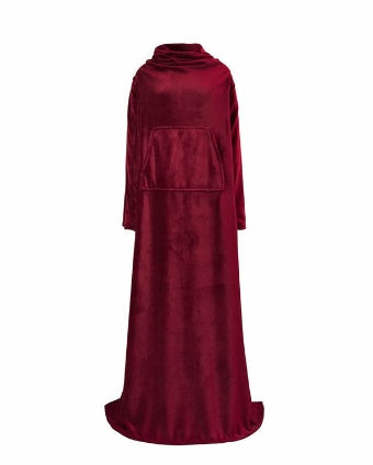 Comfy Cozy Wearable Fleece Blanket with Sleeves