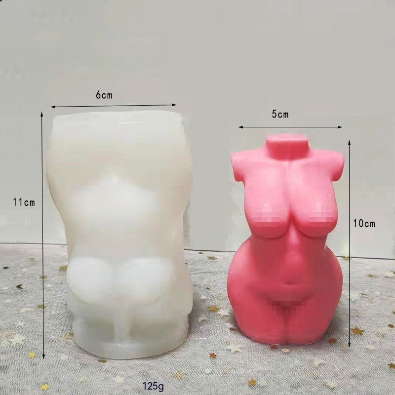 Human-shaped Plaster Epoxy Portrait Aromatherapy Candle Mould