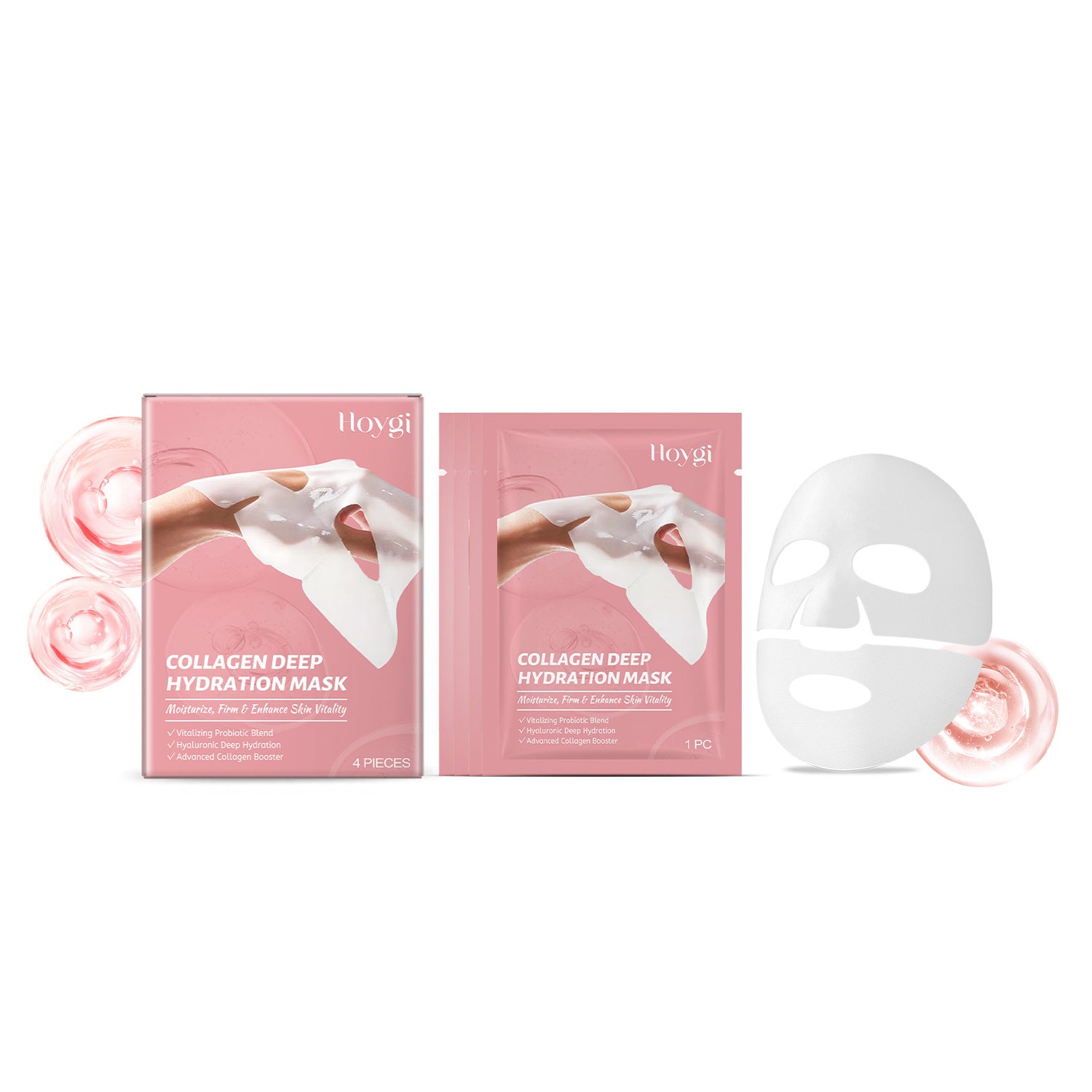 3-in-1 Collagen Deep Hydration Fiber Mask