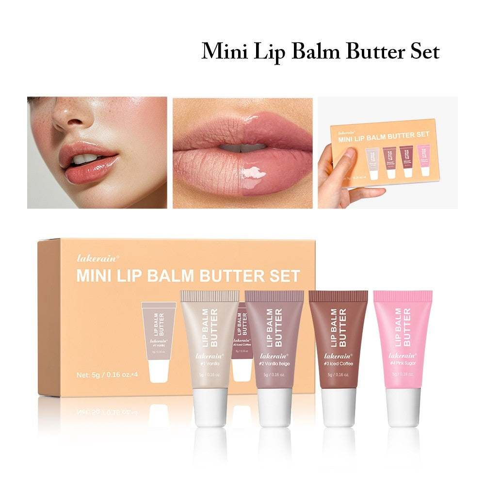 Mini Summer Butter Lip Balm Suit Nourishing Moisturizing Gloss