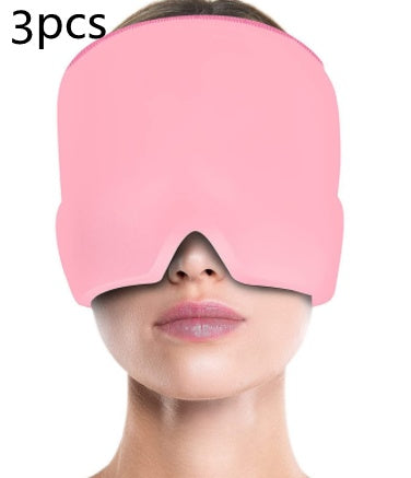 Gel Compress Eye Mask Wrap Headache Relief for Migraines, Stress, and Tension