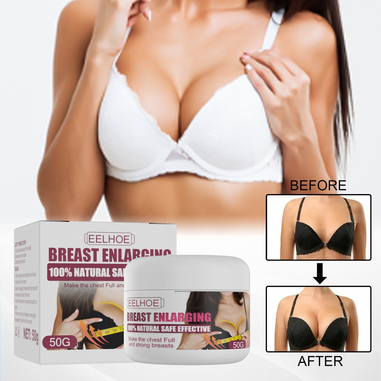 Skin Tightening Moisturizing Breast Care Cream