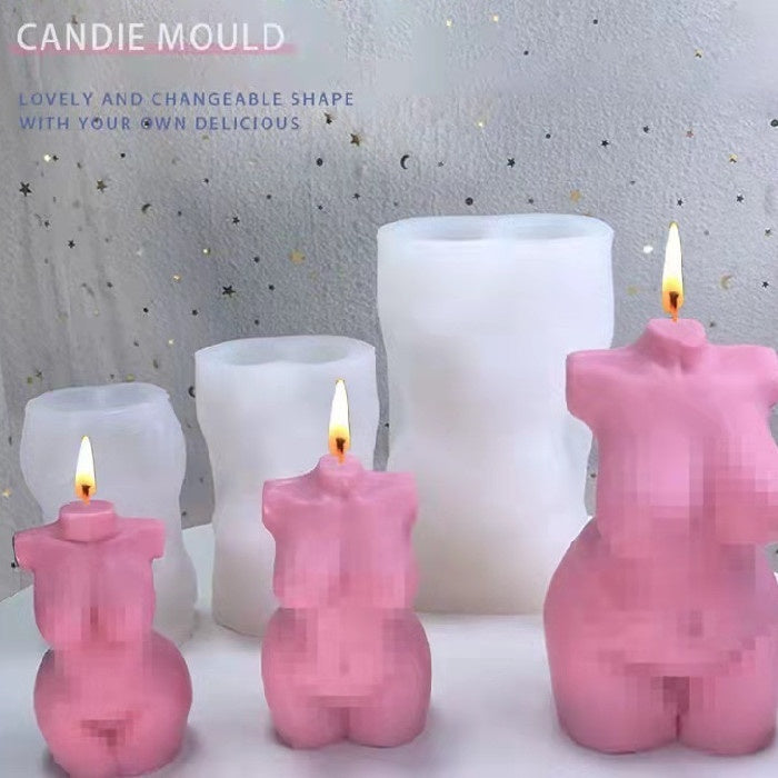Human-shaped Plaster Epoxy Portrait Aromatherapy Candle Mould