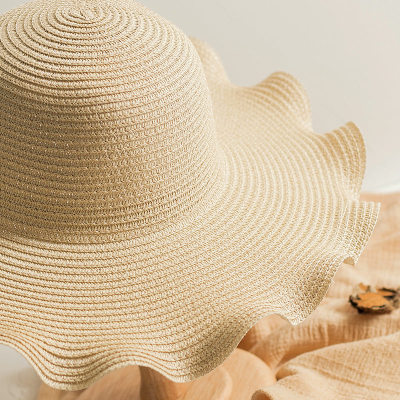 Foldable Fungus Edge Windproof Sunscreen Beach Hat