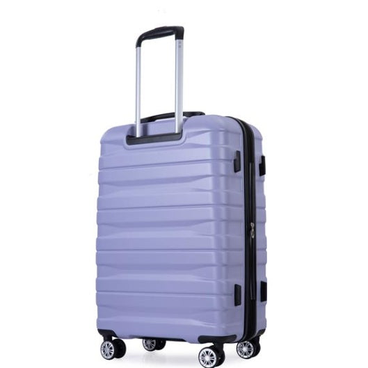 3-Piece Lightweight Expandable Hard Shell Suitcase Set