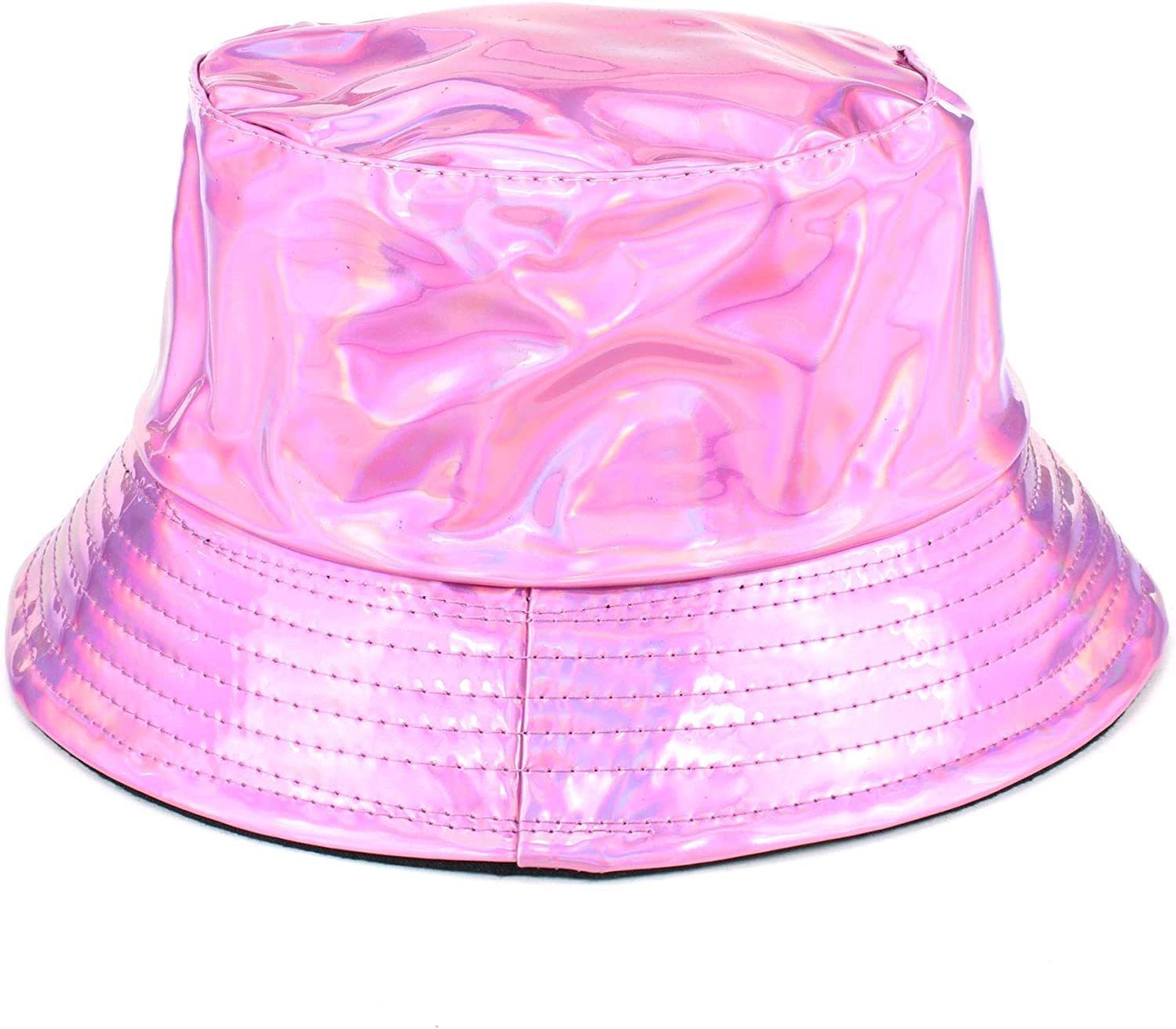 PU Laser Fisherman Hat For Men And Women On The Street