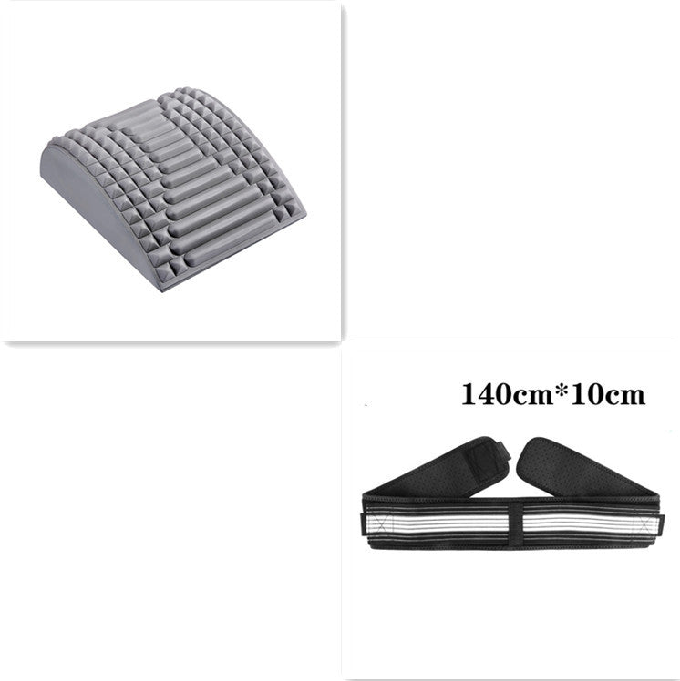 Back Stretcher Pillow Neck Lumbar Support Massager Neck Waist Back Pain Relief Massage Relaxation