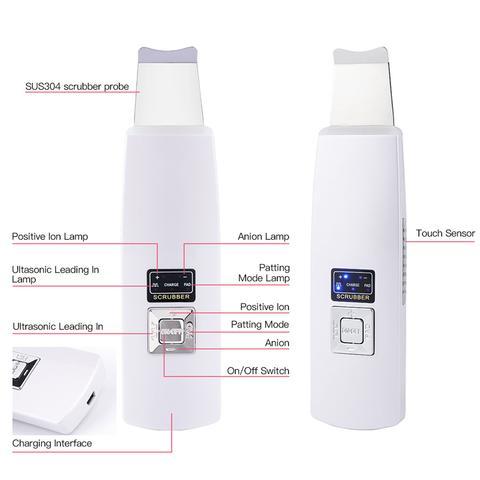 Ultrasonic Face Cleanser Blackhead Acne Removal Facial Spa