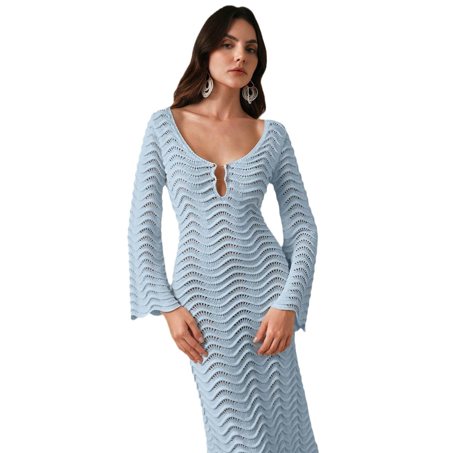Women's Beach Skirt Knitted Beach Cover-up
