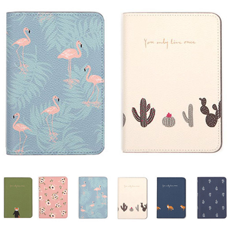 Graphic Print Passport Holder