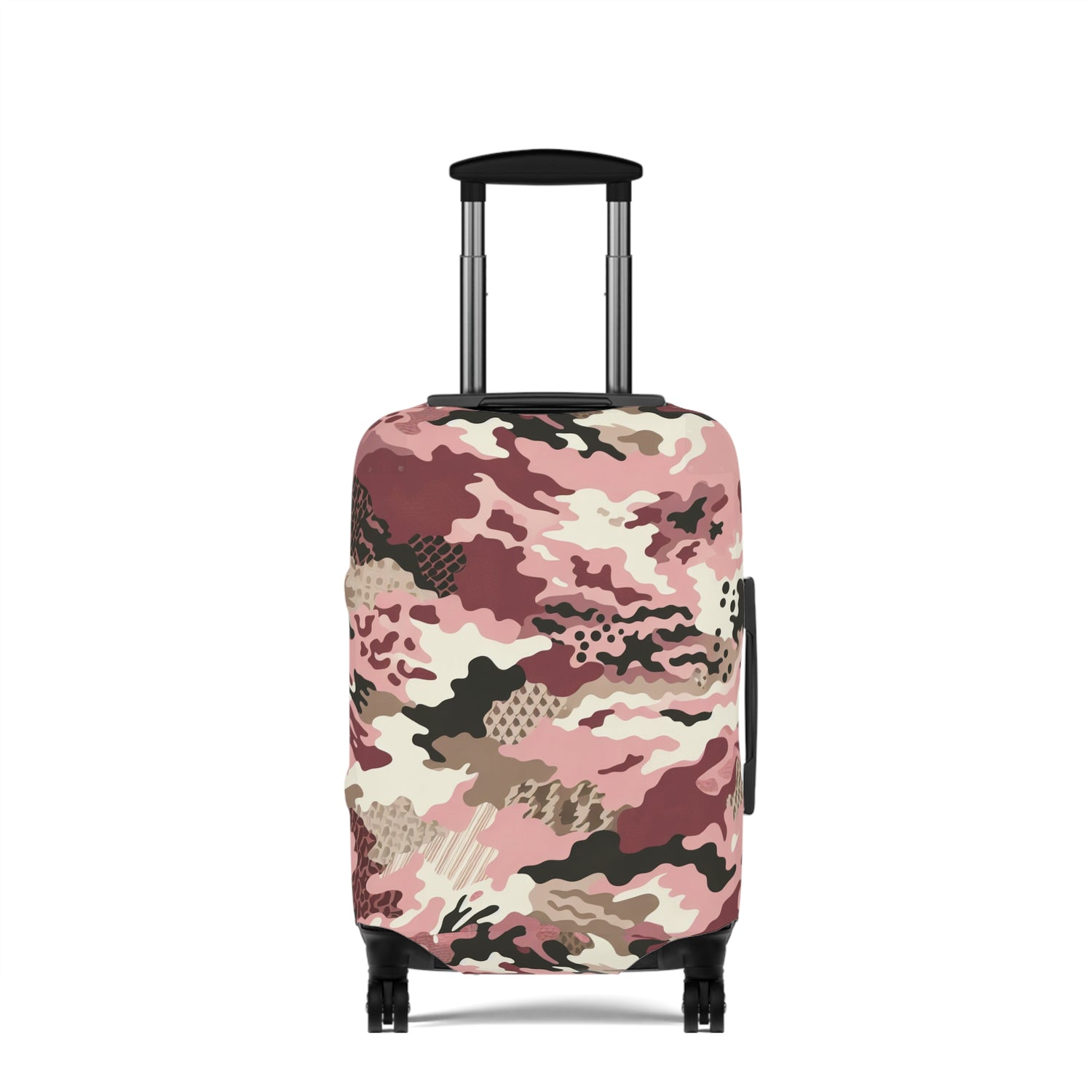 Modern Pink Camouflage Luggage Cover