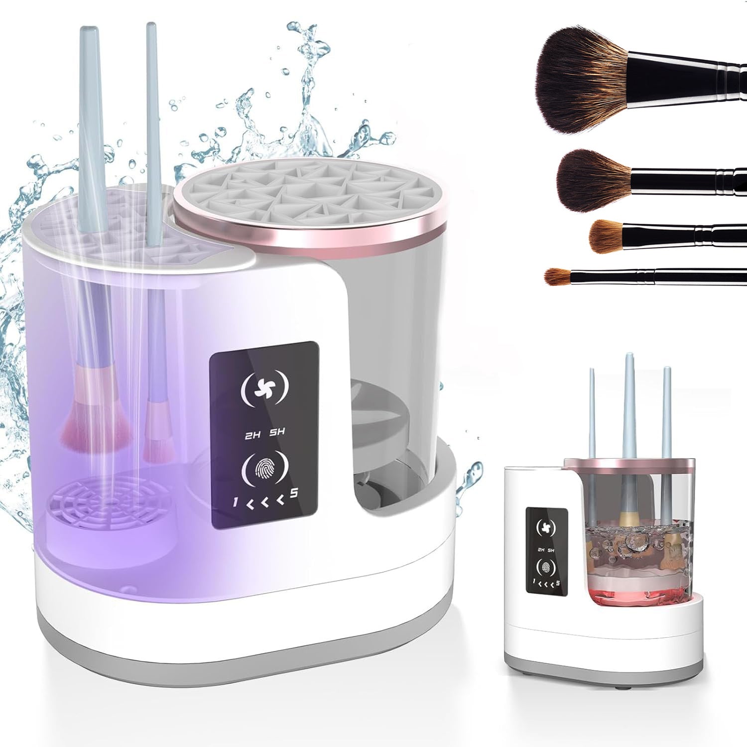 Automatic Makeup Brush Cleaning Device