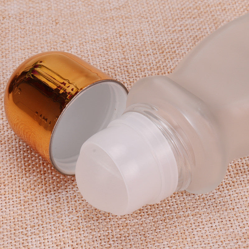 Scrub massage essential oil bottle