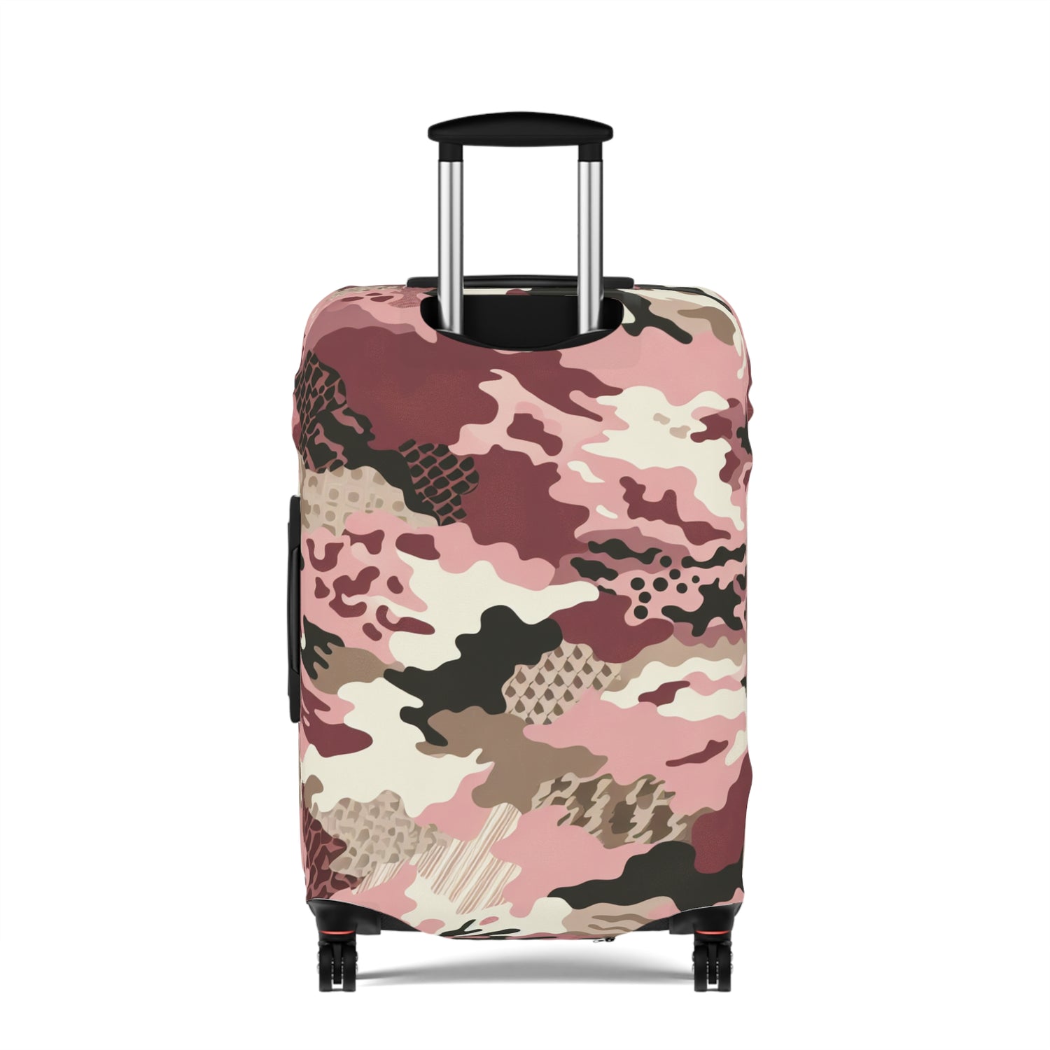 Modern Pink Camouflage Luggage Cover