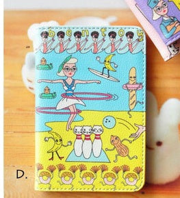 Comic Doodles Passport Wallet