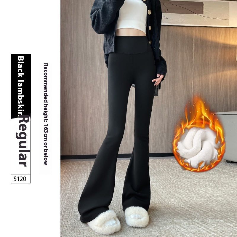 Micro Shark High Waist Slimming Hip Raise Flared Yoga Leggings