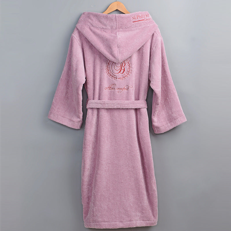 Hooded Cotton Hotel Robe