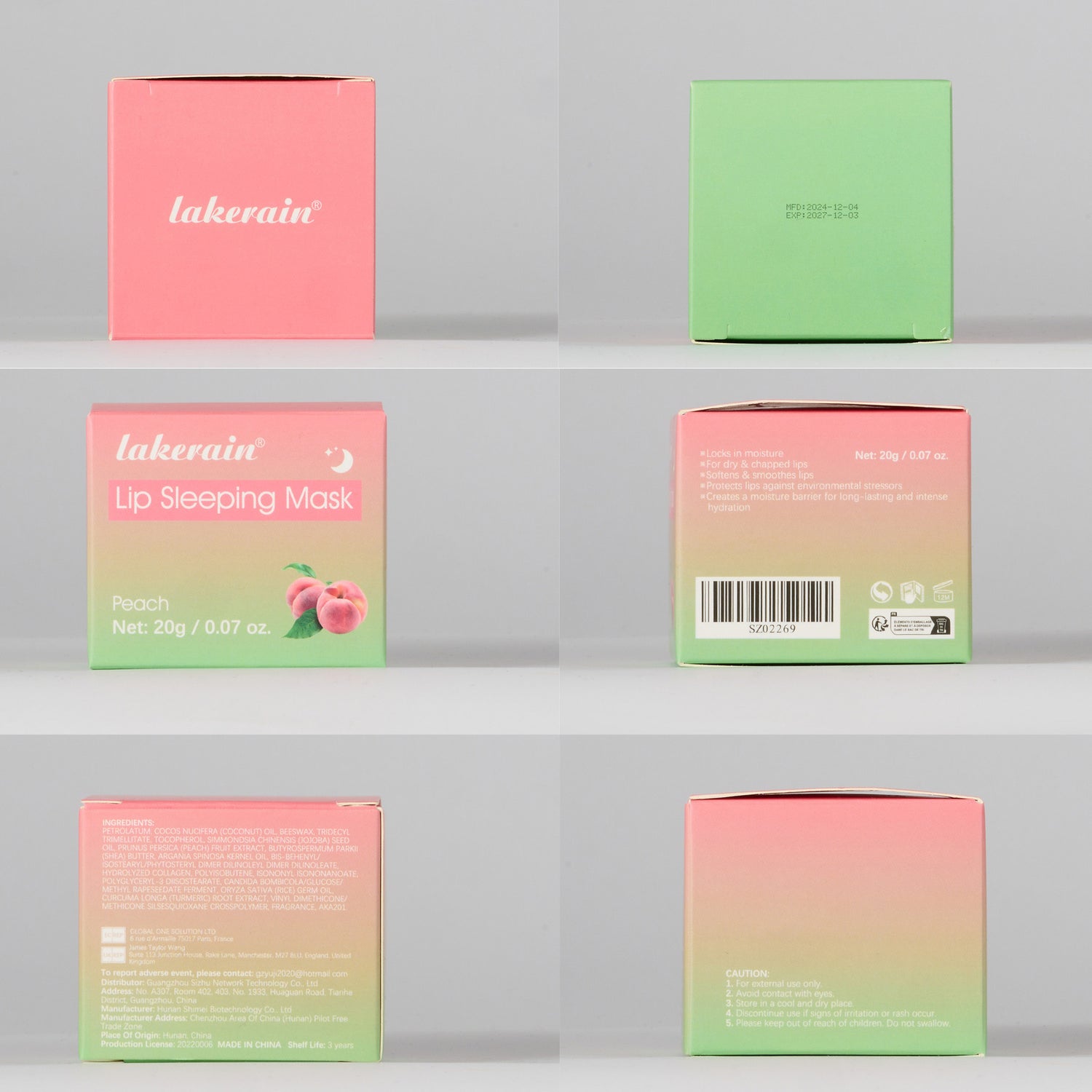 Collagen Moisturizing Lip Balm Night Mask