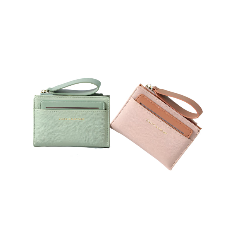 Elegant Simplicity Zipper Tie Wallet