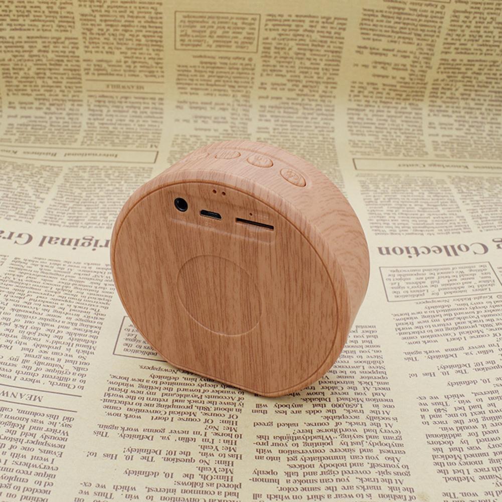 Wood Portable Outdoor Mini Bluetooth Speaker