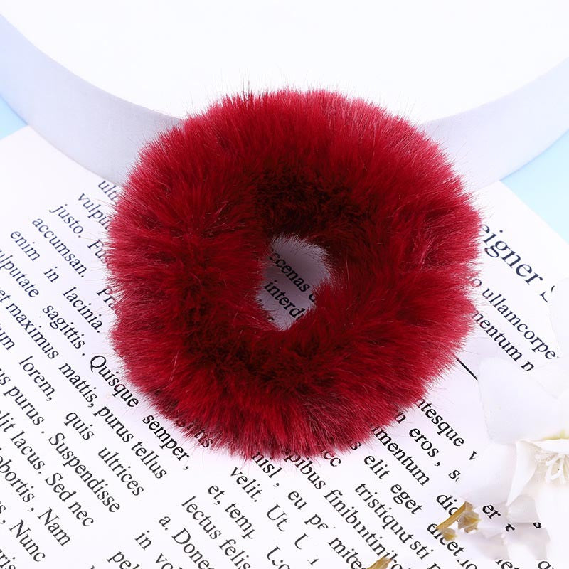 Faux Mink Furry Hair Tie