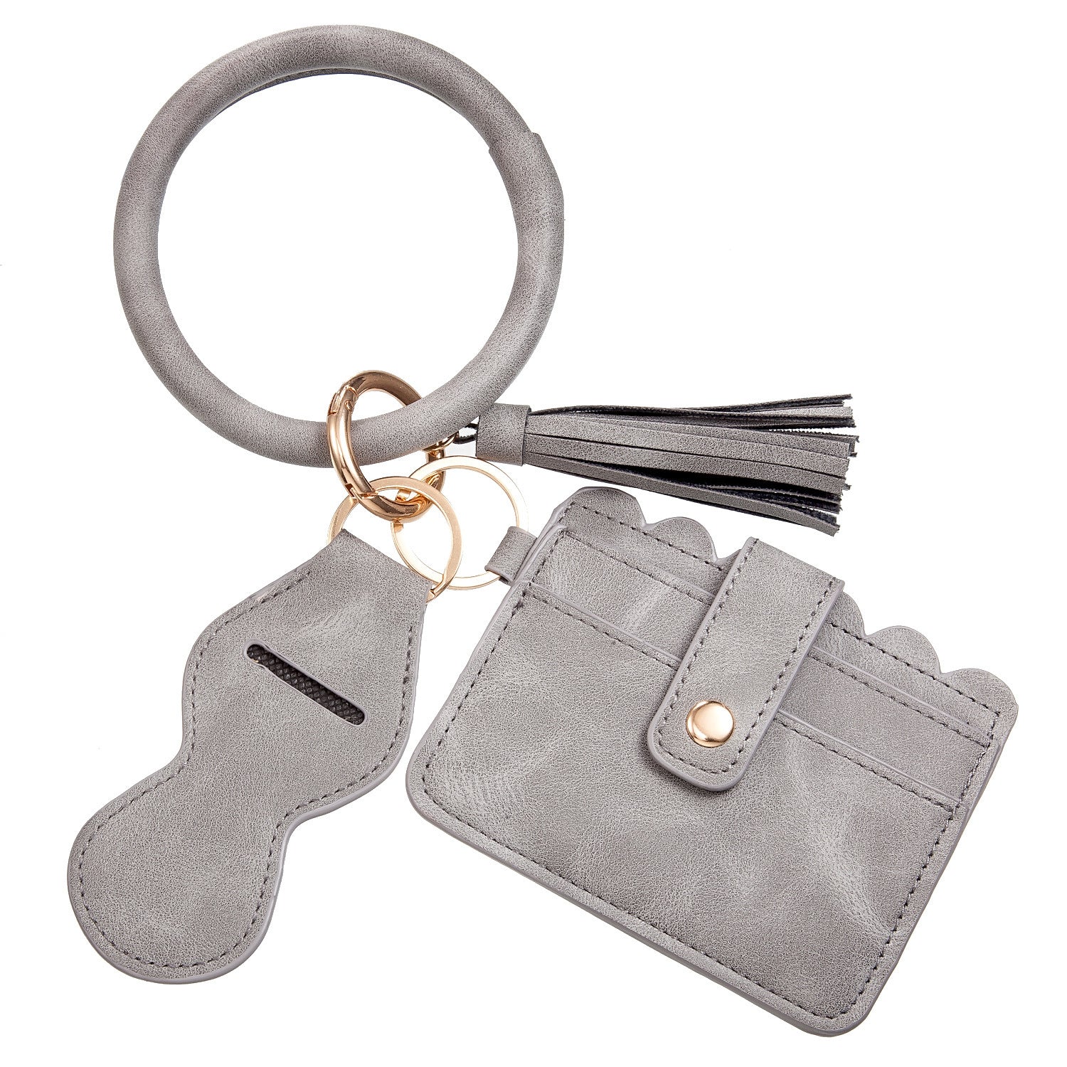 Wrist Keychain ID Card Holder