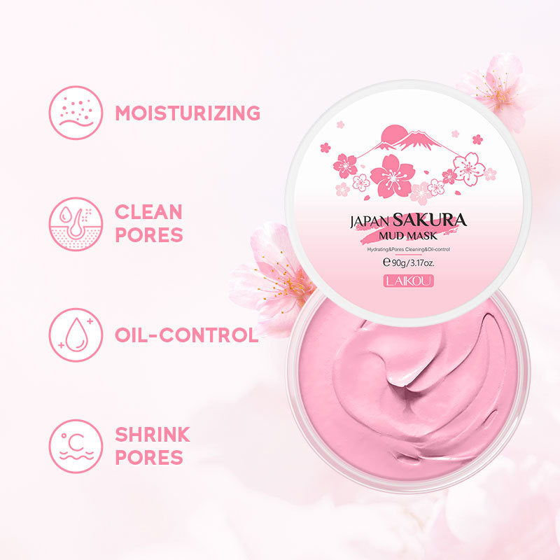 Cherry Blossom Mud Mask Hydrating And Cleaning