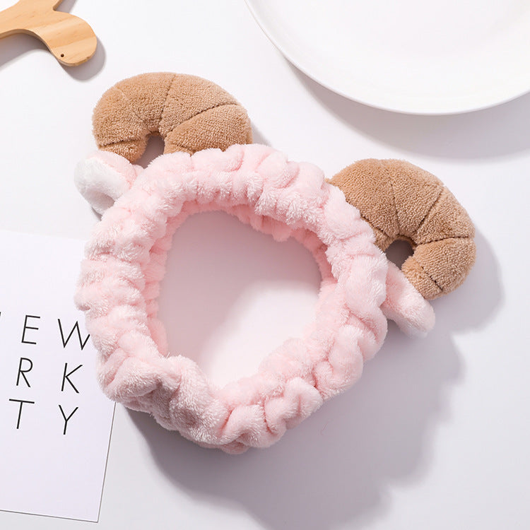 Plush Horns Spa Headband