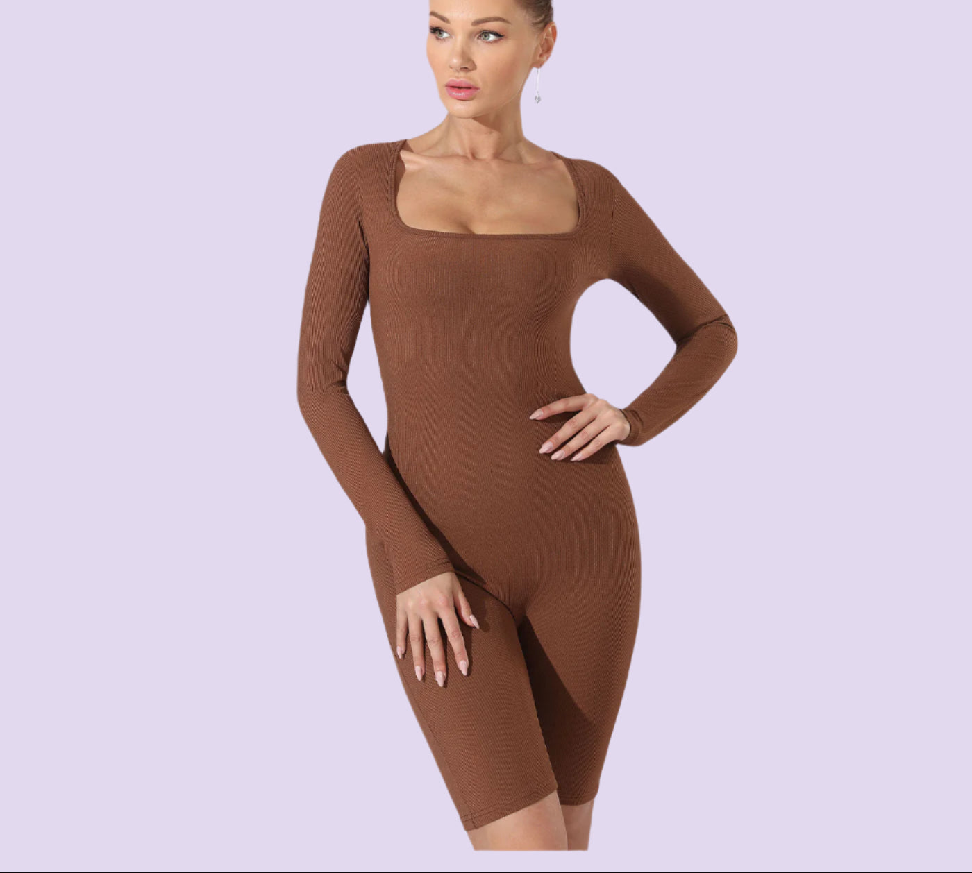 Women's Solid Color Bodysuit