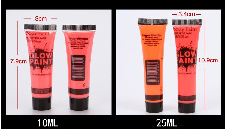 Non Toxic Glow In the Dark Body Paint Environmentally Friendly
