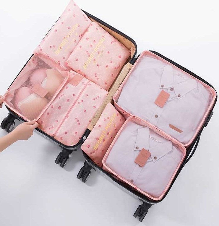 Travel storage bag set