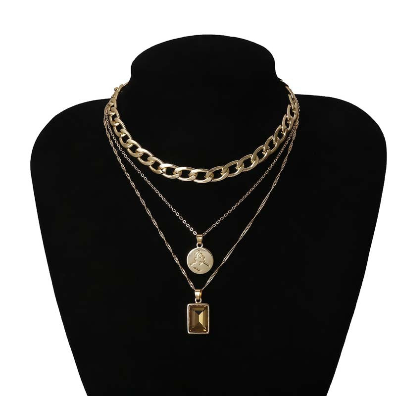 Mix And Match Hollow Thick Chain Set Items