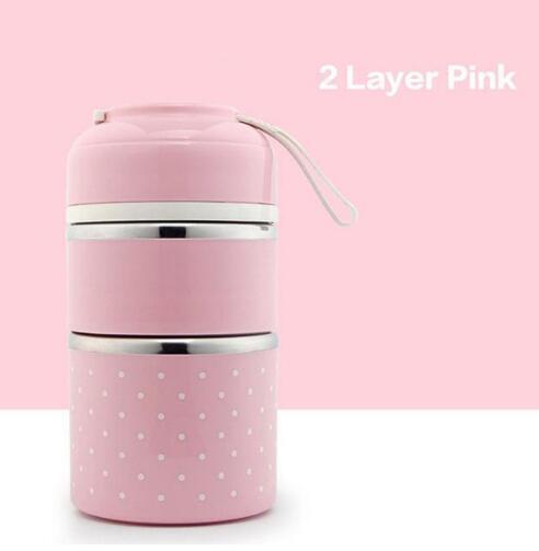 Portable Multi Tier Stainless Steel Lunch Box