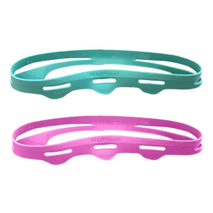 Elastic sweat-proof silicone headband
