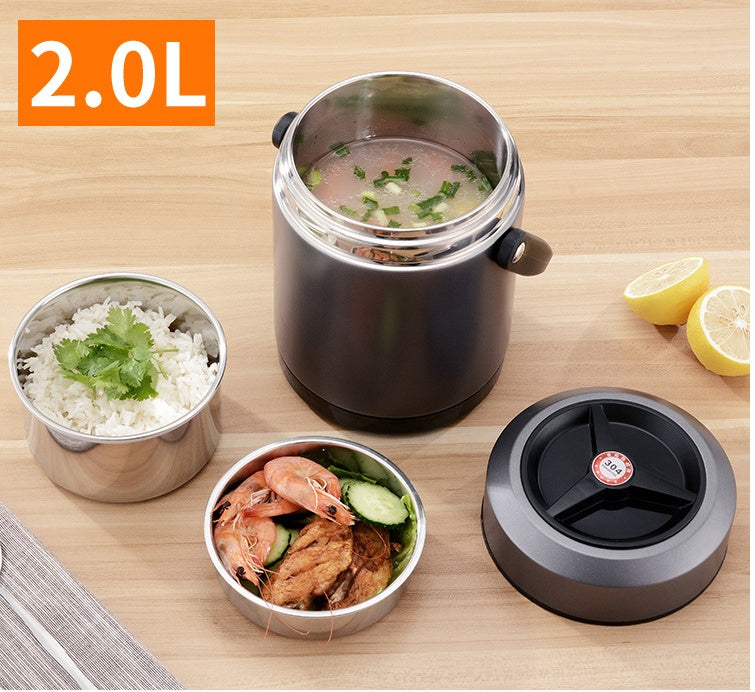 Vacuum insulation portable lunch box