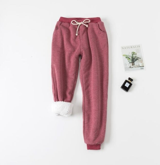 Thick Fleece Lined Sweatpants